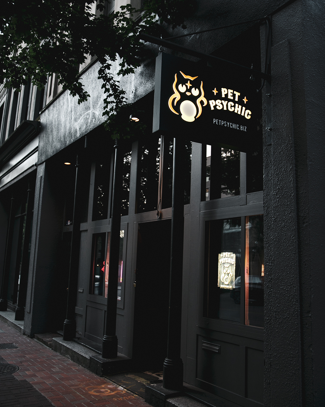 The hidden entrance to Arcana Spirit Lounge in Gastown