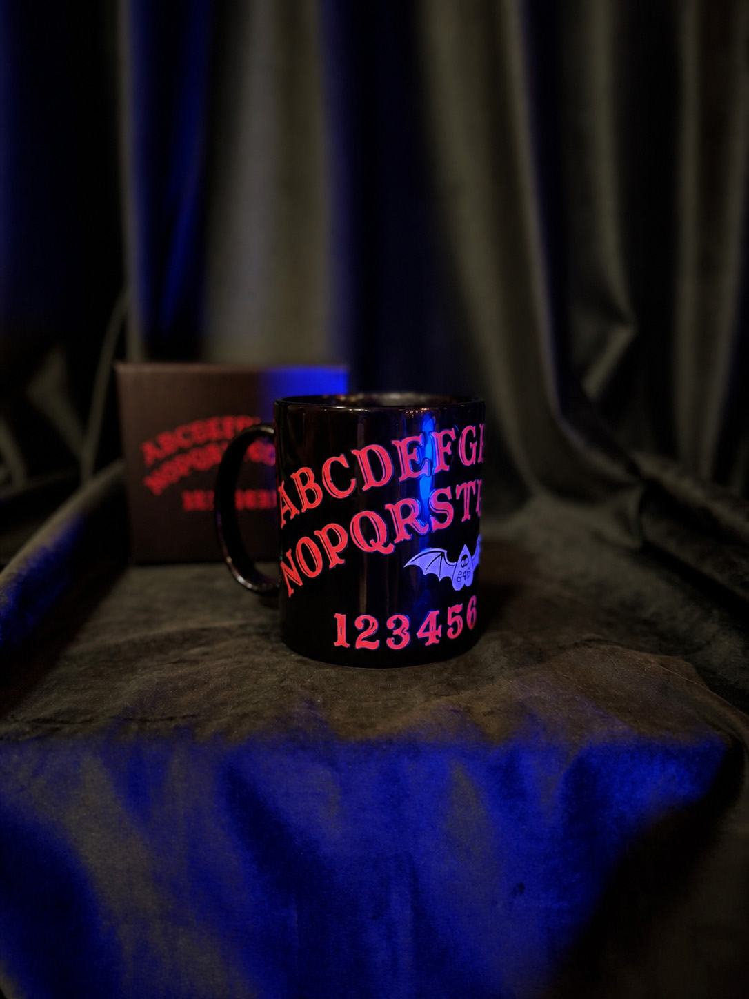 Arcana Color-Changing Coffee Mug — heat-reactive spirit board design